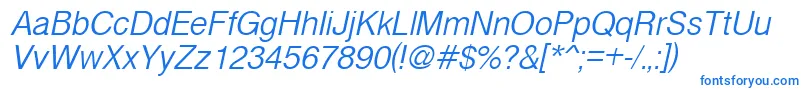 CyrveticaExtraLightOblique Font – Blue Fonts