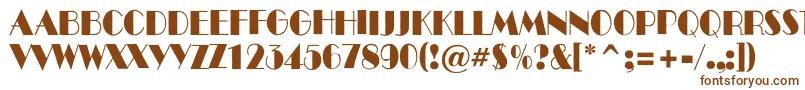 ABenttitulroughnr Font – Brown Fonts on White Background