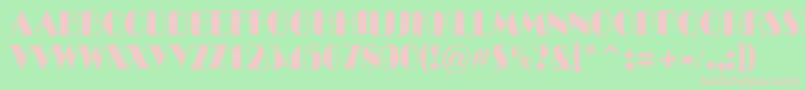 More about ABenttitulroughnr Font ABenttitulroughnr Font – Pink Fonts on Green Background
