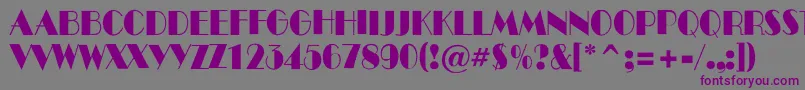 More about ABenttitulroughnr Font ABenttitulroughnr Font – Purple Fonts on Gray Background