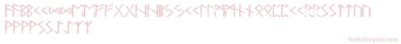 Tjelvarrunic-fontti – vaaleanpunaiset fontit