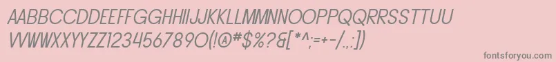 fuente SfButtacupLetteringOblique – Fuentes Grises Sobre Fondo Rosa