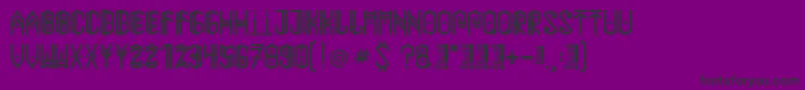 Paihuenmapuche Font – Black Fonts on Purple Background