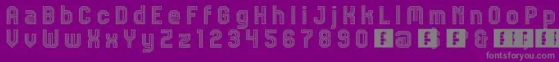 JdTalkフォントについての詳細 フォントJdTalk – 紫の背景に灰色の文字