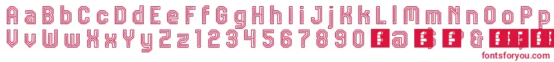 JdTalk-Schriftart – Rote Schriften