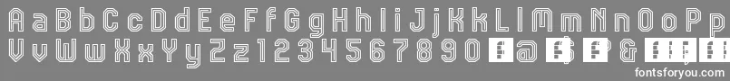 JdTalk Font – White Fonts on Gray Background