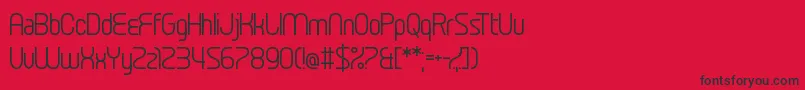 SexDrugsAndFidgetSpinners Font – Black Fonts on Red Background