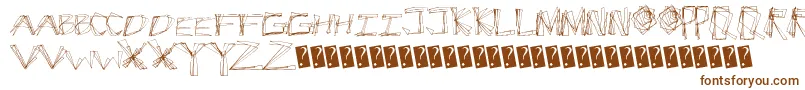 Lisätietoja Cracksnacks-fontista Cracksnacks-fontti – ruskeat fontit