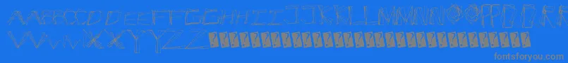 More about Cracksnacks Font Cracksnacks Font – Gray Fonts on Blue Background