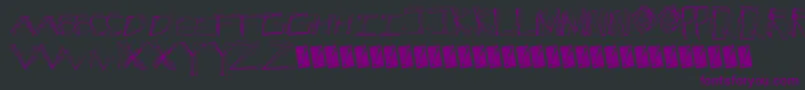 Cracksnacks Font – Purple Fonts on Black Background