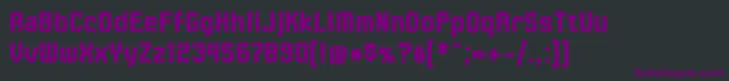 LinotypeKaliberBlack Font – Purple Fonts on Black Background