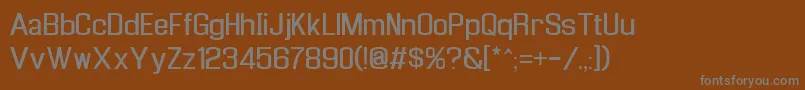Шрифт Enigrg – серые шрифты на коричневом фоне
