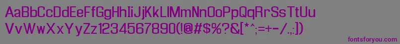 Шрифт Enigrg – фиолетовые шрифты на сером фоне