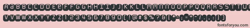 Monofett Font – Black Fonts on Pink Background