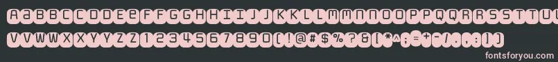 Monofett Font – Pink Fonts on Black Background