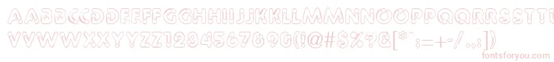 PaperbinRegularDb Font – Pink Fonts on White Background