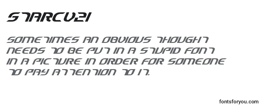 Review of the Starcv2i Font