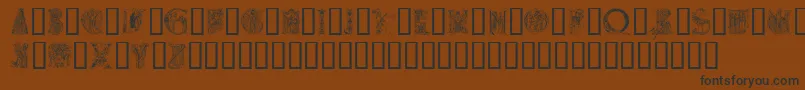 More about Medievalalphabet Font Medievalalphabet Font – Black Fonts on Brown Background