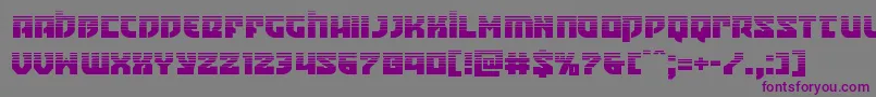 Crazyivanhalf Font – Purple Fonts on Gray Background