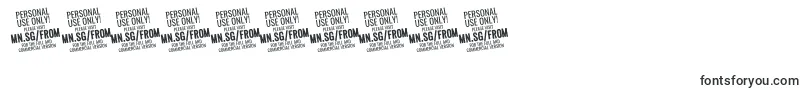 Weitere Informationen zur FromskylerPersonalUse-Schriftart FromskylerPersonalUse-Schriftart – Schriften für Zahlen und Nummern