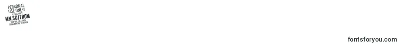 Fonte FromskylerPersonalUse – fontes números 2