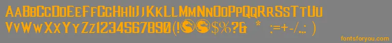 More about MkxTitle Font MkxTitle Font – Orange Fonts on Gray Background