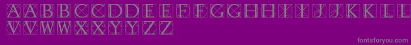 fuente Typographerdisplay – Fuentes Grises Sobre Fondo Morado