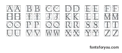 Typographerdisplay -fontin tarkastelu