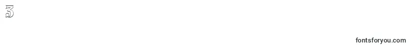 PresentumotlRegular Font – Fonts for Digit 3