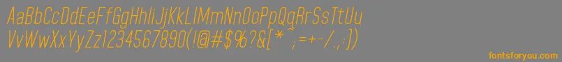 fuente HomeplanetbbItalic – Fuentes Naranjas Sobre Fondo Gris