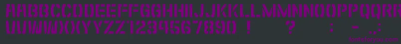 GomariceShibuyaZero Font – Purple Fonts on Black Background