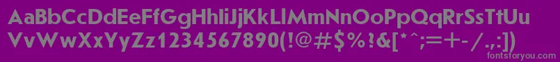 More about Jrs75 Font Jrs75 Font – Gray Fonts on Purple Background
