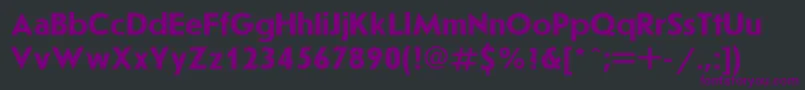 Jrs75 Font – Purple Fonts on Black Background
