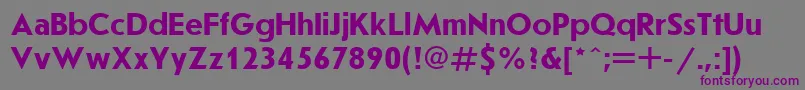 Шрифт Jrs75 – фиолетовые шрифты на сером фоне