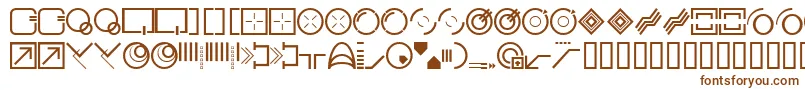 Stylebats-fontti – ruskeat fontit valkoisella taustalla