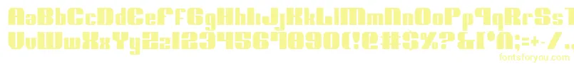 Шрифт NoloContendreCondensed – жёлтые шрифты