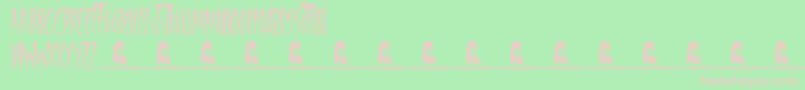 FreedomFighters Font – Pink Fonts on Green Background