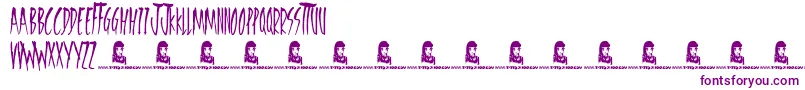 Fonte FreedomFighters – fontes roxas