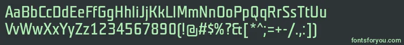 En savoir plus sur la police TeutonhellBold Police TeutonhellBold – polices vertes sur fond noir