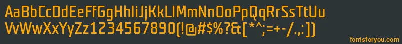 Więcej informacji o czcionce TeutonhellBold Czcionka TeutonhellBold – pomarańczowe czcionki na czarnym tle