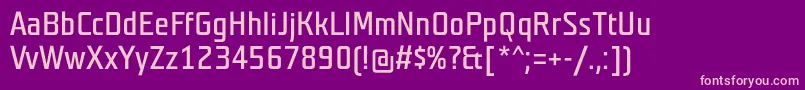 TeutonhellBold Font – Pink Fonts on Purple Background