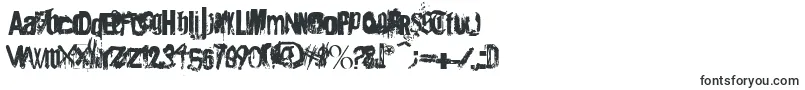 Шрифт Angsterdamn – толстые шрифты