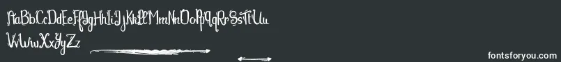 Tequilasunset Font – White Fonts on Black Background