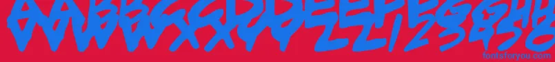 fuente Adambital – Fuentes Azules Sobre Fondo Rojo