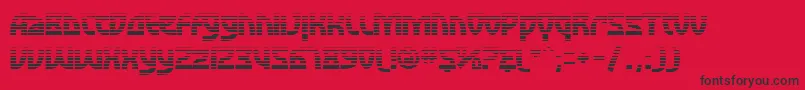 SfRetroesqueFx Font – Black Fonts on Red Background