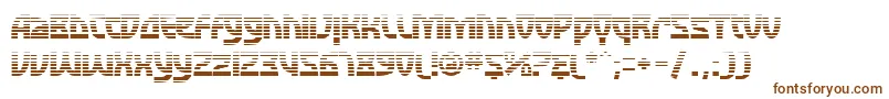 Шрифт SfRetroesqueFx – коричневые шрифты на белом фоне