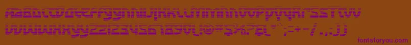 Шрифт SfRetroesqueFx – фиолетовые шрифты на коричневом фоне