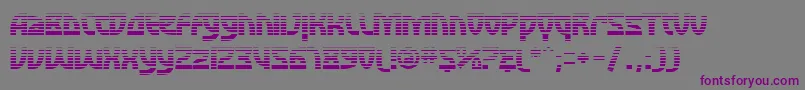 Шрифт SfRetroesqueFx – фиолетовые шрифты на сером фоне