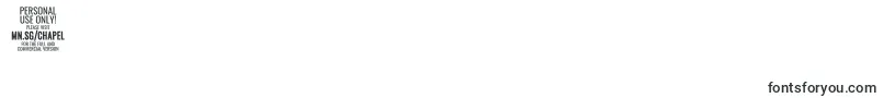 ChapelscriptPersonal Font – Fonts for Digit 3