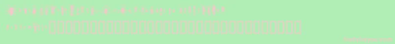 WinBugs Font – Pink Fonts on Green Background